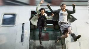 ZOE KRAVITZ and SHAILENE WOODLEY star in DIVERGENT