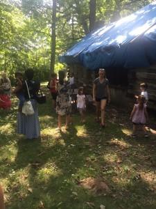 First, a quick tour of the log cabins. 