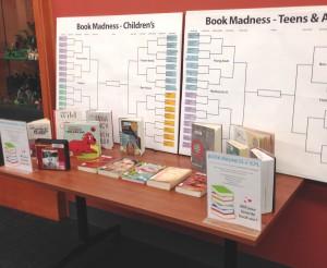 You can find the 2014 Book Madness brackets on the Library