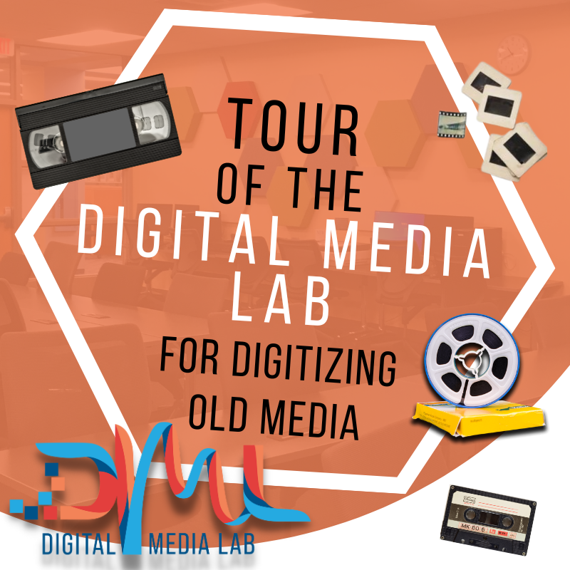 tour of the digital media lab for digitizing old media