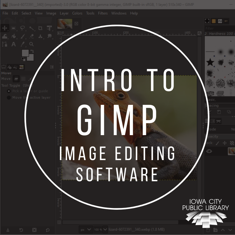 Intro to GIMP image editing software