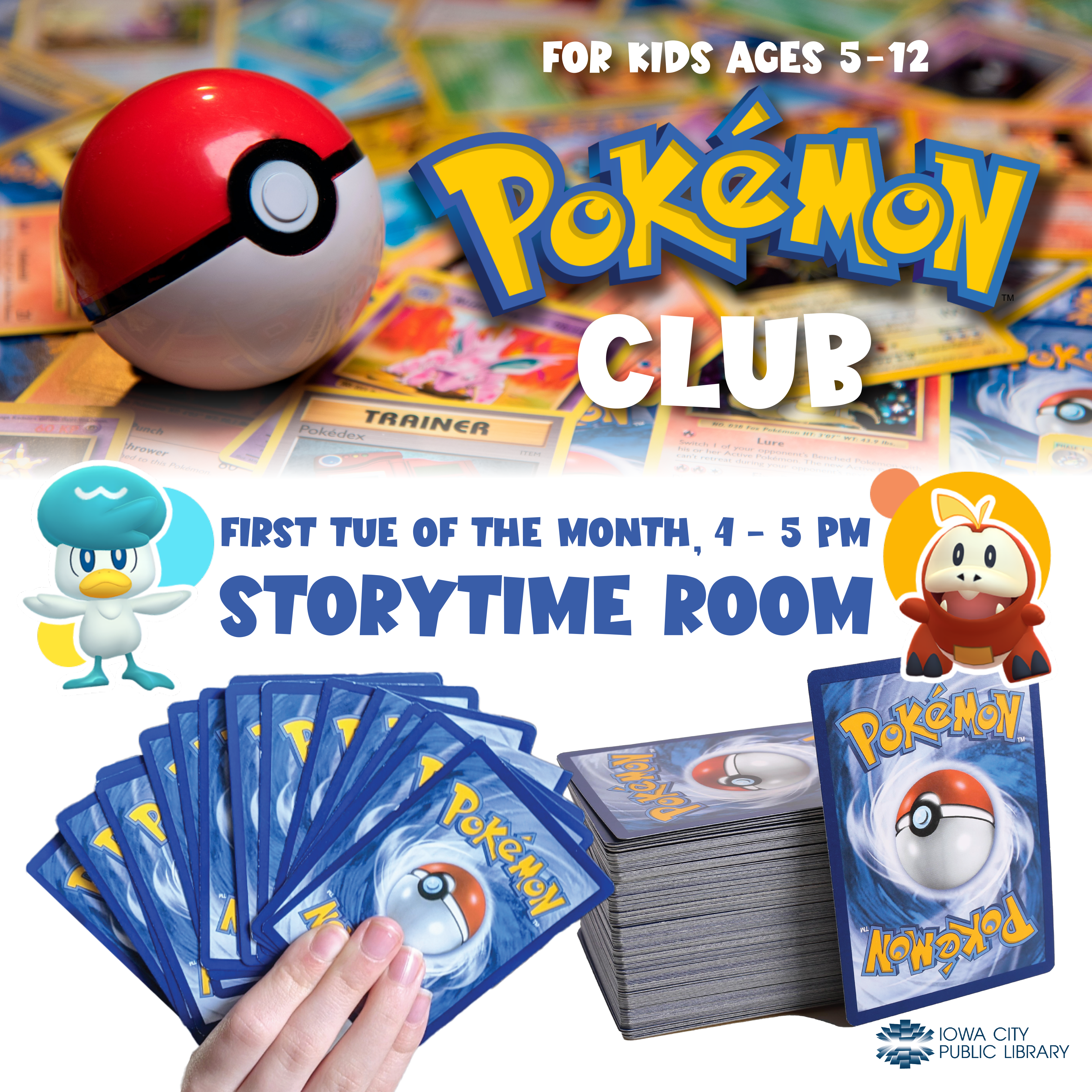 Pokemon Club (For Kids ages 5-12)