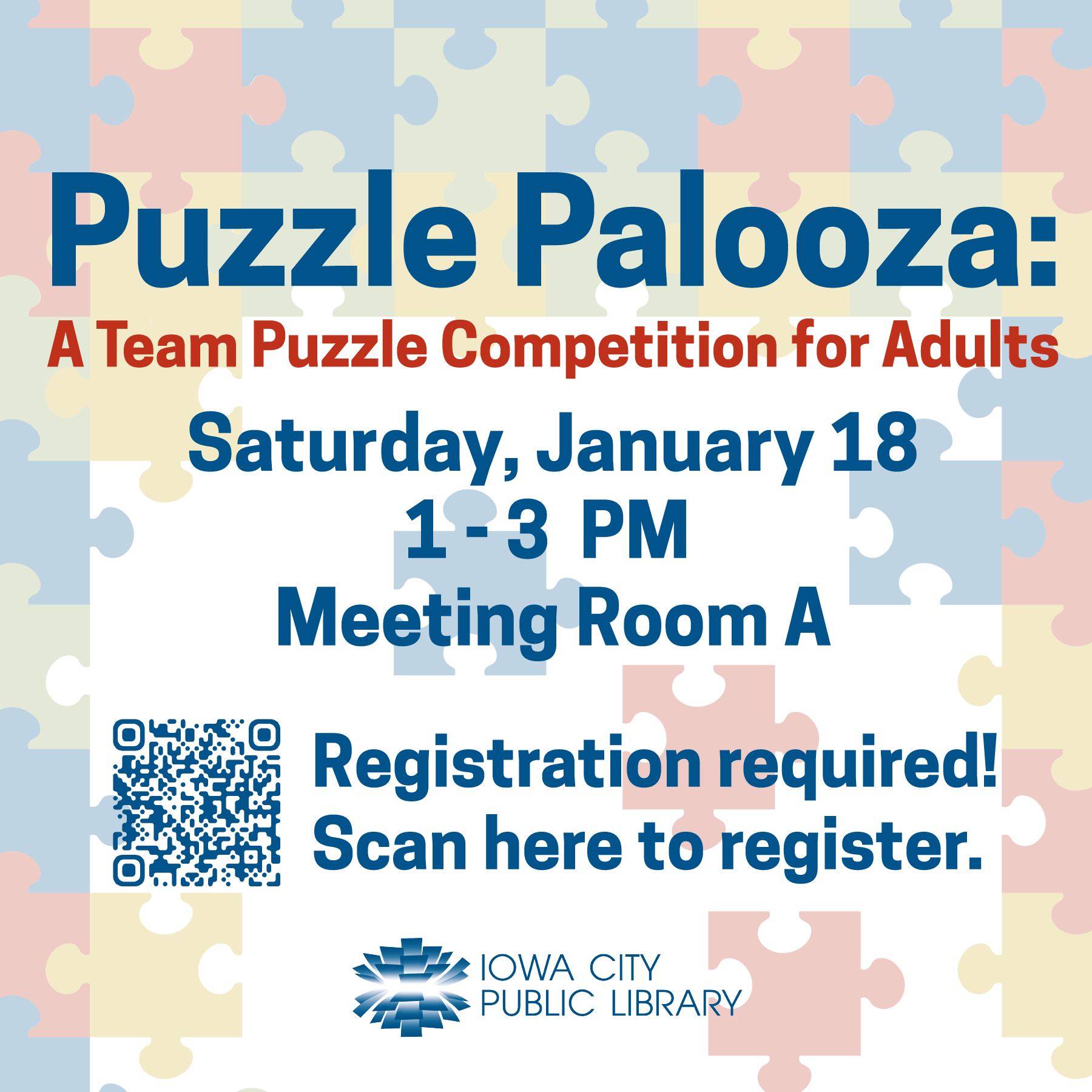 Puzzle Palooza: a team puzzle competition for adults