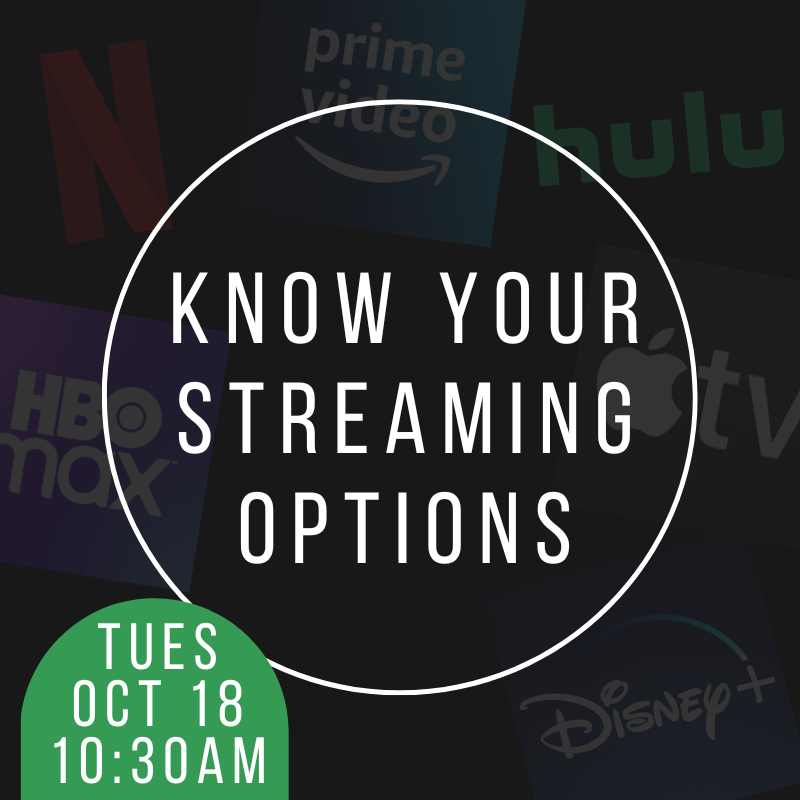 Know your streaming options