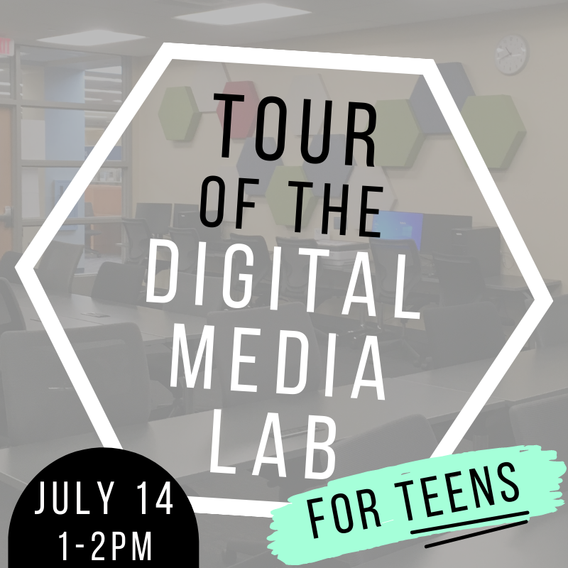 Tour of the Digital Media Lab for teens