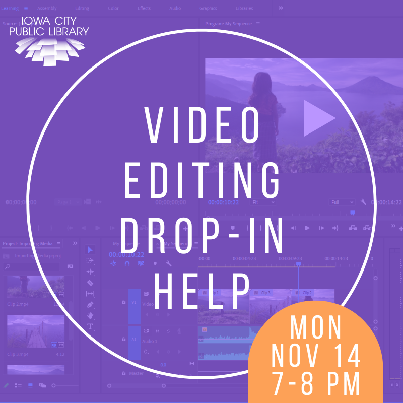 Video Editing Drop-In Help
