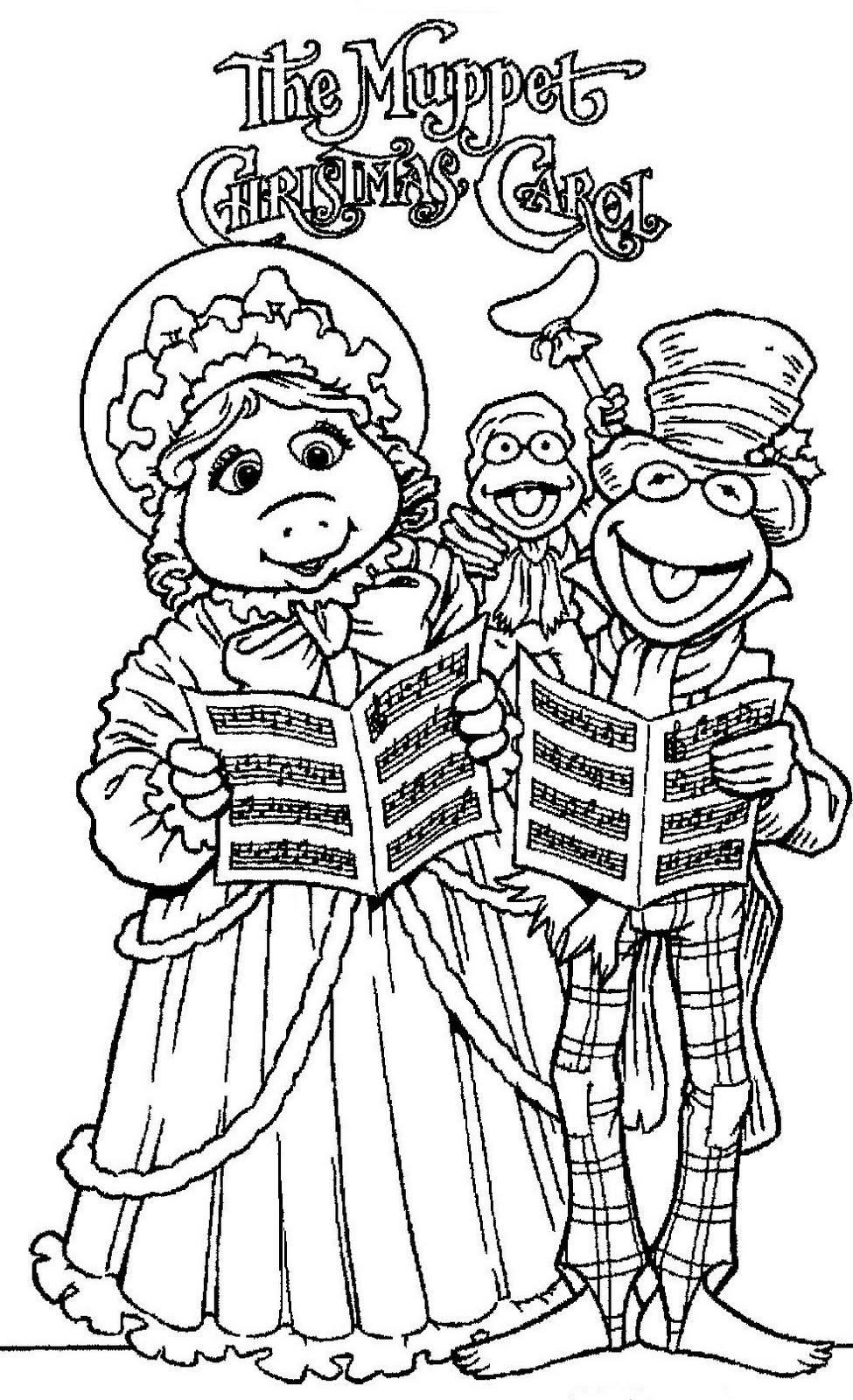 Muppet Christmas Carol Coloring Pages