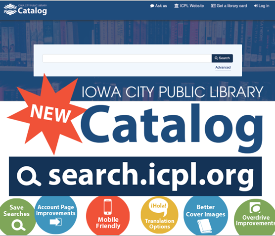 New Catalog  search.icpl.org