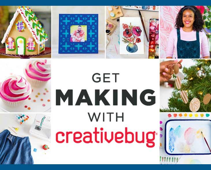 Get Making with Creativebug.