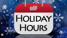 holiday hours