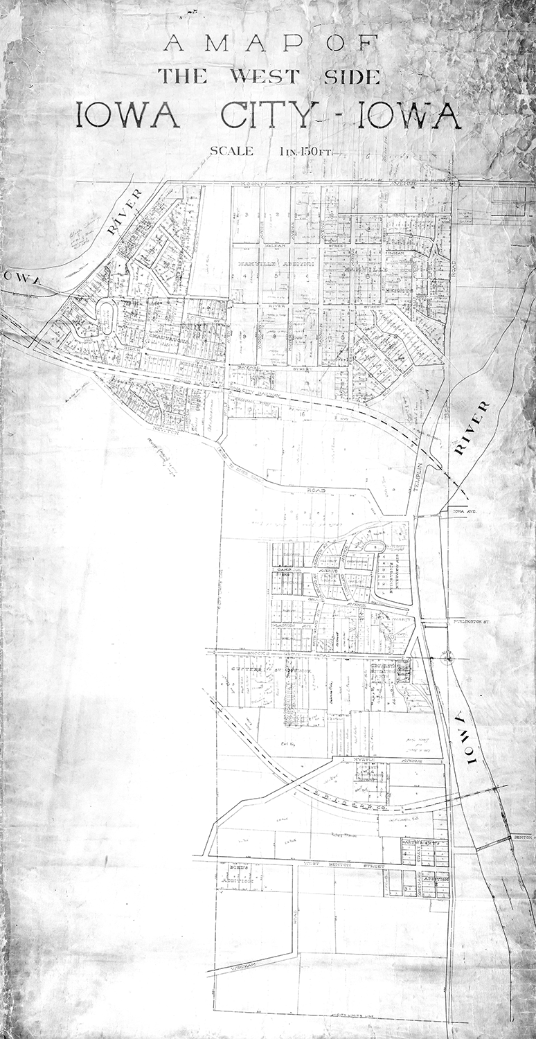 A Map of the West Side; Iowa City, Iowa