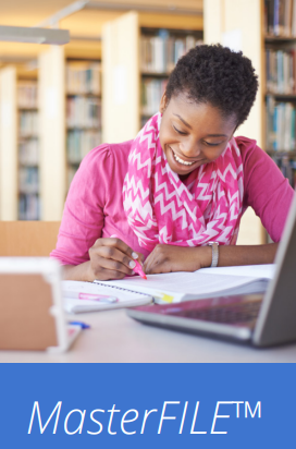 Image of woman doing research