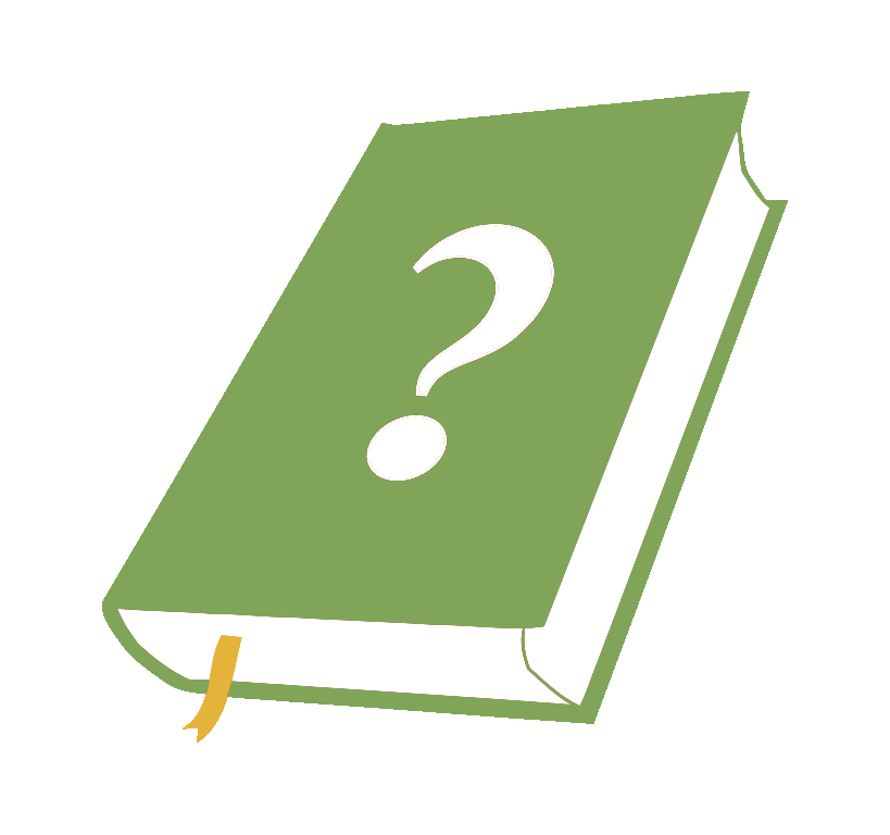 Image of a book with a question mark on its cover