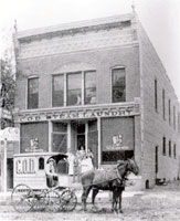First location of the Iowa City Public Library