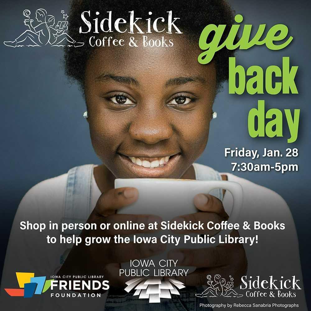 Sidekick Coffee & Books to donate a percentage of sales on January 28 to ICPL