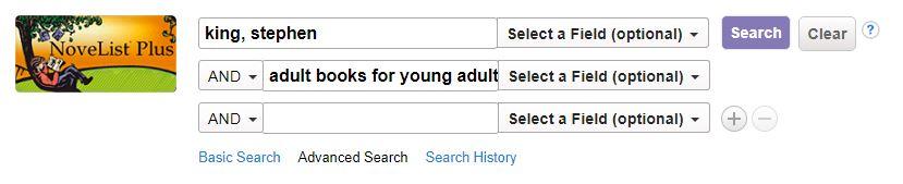 NoveList Advanced Search