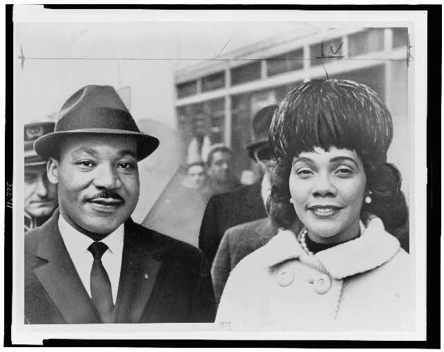 Dr. & Mrs. Martin Luther King Jr., head-and-shoulders portrait