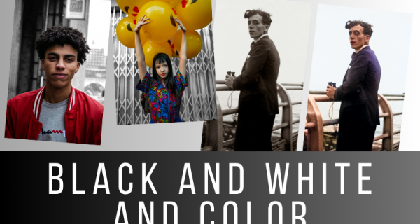 bl;ack and white and color all over