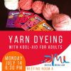 Yarn dyeing with kool-aid for adults