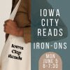 Iowa city reads iron-ons