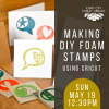making diy foam stamps using cricut