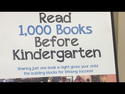 1000 books before Kindergarten